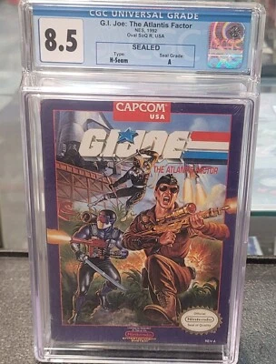 G.I. Joe: The Atlantis Factor (Nintendo. 1992)   Graded 8.5   A Seal  CGC - Image 1 of 4