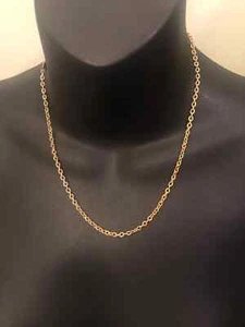 18" Gold Filled Chain Necklace - Picture 1 of 3