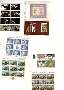 World wide Stamp sheets 87 Mini-sheets and stamp strips and blocks e(mb24 - Picture 1 of 11