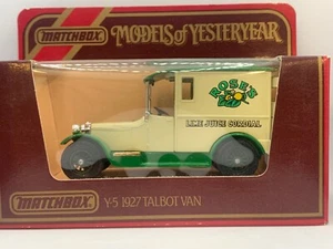 Matchbox Yesteryear Y-5 1927 Talbot Van  (England) - Picture 1 of 2