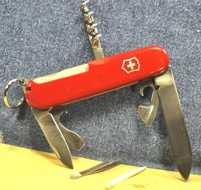 "VICTORINOX"  SPARTAN  c. 2012's  RED  MULTI-TOOL  FOLDING  SWISS  ARMY  KNIFE - Image 1 of 4