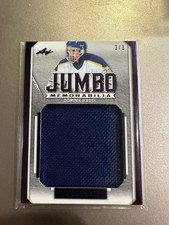 2023 Leaf In The Game Used Dominik Hasek Jumbo Memorabila /8 Jersey Patch Sabres