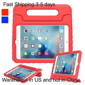 Kids ShockProof Safe EVA Foam Case Handle Cover Stand for iPad mini4 (Blue, Red) - Picture 1 of 15