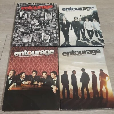 Entourage HBO Series DVD Set Lot Complete Seasons 5 6 8 with Season 3 Pt 2 - Image 1 of 4
