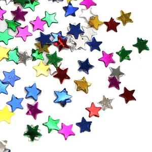 30Gram Mixed Color Metallic Star Sequins Loose Tiny 4mm Nail Art Scrapbook Craft - Picture 1 of 6