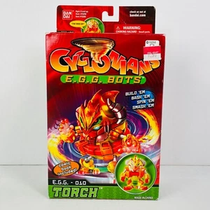 Cyclonians E.G.G. Figura de acción BOTS Torch 010 Bandai 2002 NUEVO sellado - Imagen 1 de 11