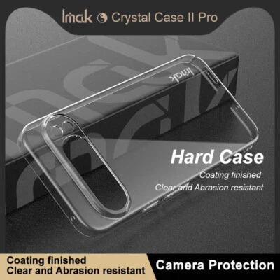 Funda rígida transparente cristal a prueba de golpes Imak para Google Pixel 9 Pro XL 5G Foto 1 de 4