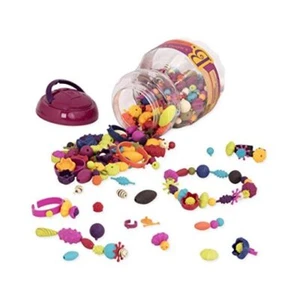 B. Toys - (500-Pcs) Pop Snap Bead Jewelry - DIY Jewelry Kit for Kids - Picture 1 of 7