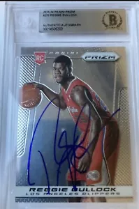 Reggie Bullock Signed 2013-14 Panini Prizm #270 Rookie RC BAS Autograph - Picture 1 of 2