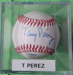 Tony Perez Signed Autographed Baseball. MLB - Picture 1 of 2