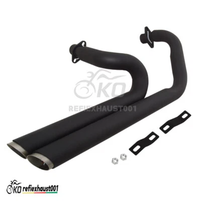 Silenciador sistema de escape completo antideslizante para Honda Shadow VLX 600 VT600C corcel VLX400 Foto 1 de 4
