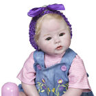 19-calowa lalka noworodka lalka reborn miękka silikonowa elastyczna skóra 3D lalka maluch dziewczynka