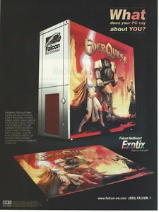 Vintage/Retro Falcon Northwest Exotix Gaming PC Everquest Print Ad Promo 2003 - Picture 1 of 2