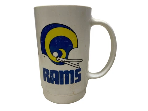 Los Angeles Rams  Vintage  1981 Schedule   NFL Football  Plastic  Mug Coffee Cup Cover