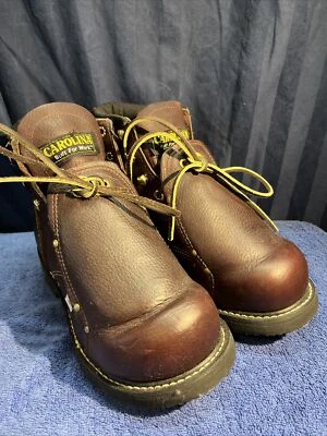 Botas Carolina Vibram Talla 5.5 Hechas en EE. UU. Protector metatarsiano F3. Foto 1 de 4