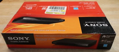 Sony Progressive Scan CD and DVD Player Brand New Sealed Black | DVP-SR210P - Image 1 of 4