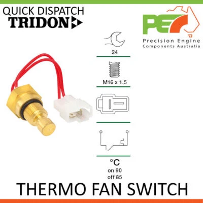 New * TRIDON * Universal Thermo Fan Switch - 90C ON > 85C OFF, M16x1.5 - Image 1 of 4