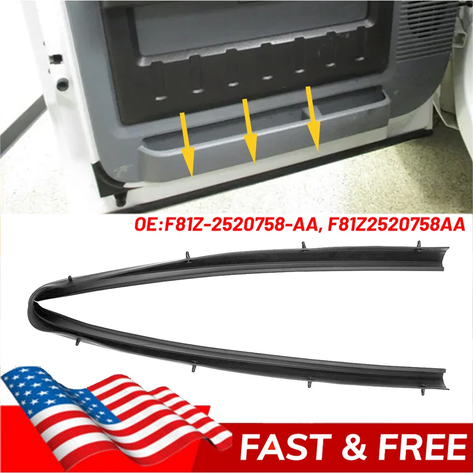 Sello impermeable puerta inferior delantera para Ford F250 F350 Super Duty 99-16 EE. UU. Foto 1 de 4