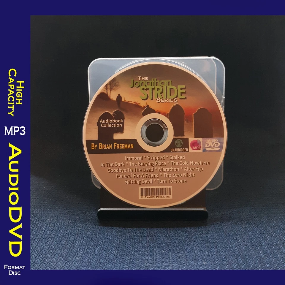 The JONATHAN STRIDE Series By Brian Freeman - 13 MP3 Audiobook Collection — 第 1/1 张图片