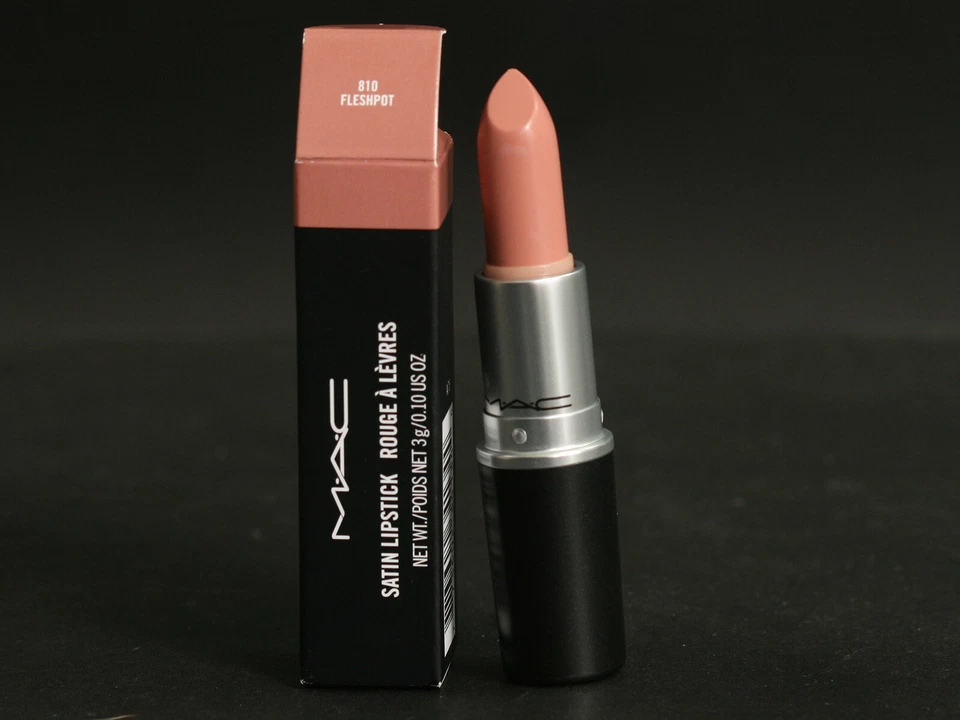 MAC SATIN LIPSTICK - 810 FLESHPOT (A87) - BNIB - Image 1 of 1