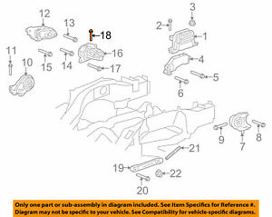 GENUINE GM 11570514 - BOLT, Mounting & Support (M10X1.5X60)(00.002)