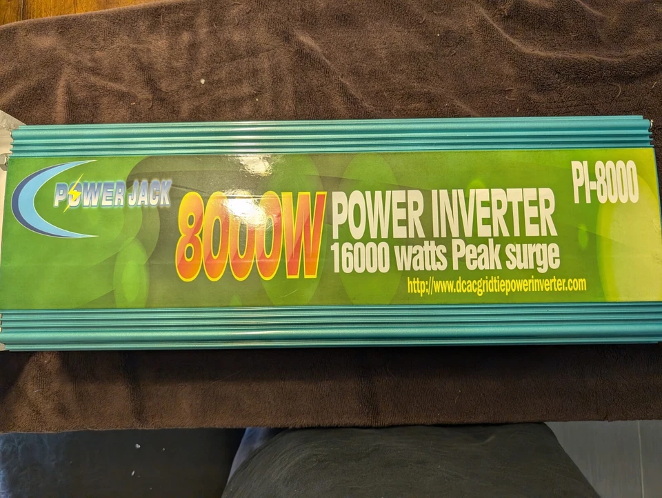 Power Jack inversor de potencia PI-8000, 8000 vatios para vida solar y fuera de la red. Foto 1 de 4
