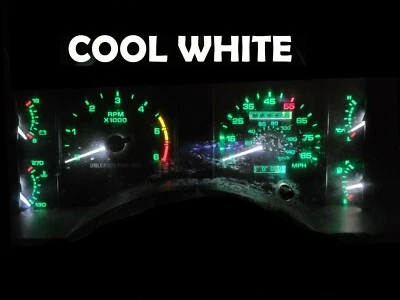 Dash Gauge Cluster LED Dashboard Bulbs Cool White For 87 93 Ford Mustang - Image 1 of 2