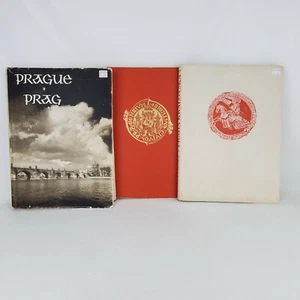 Set of 3 Vintage Prague Architecture Landscape Photography Books by Karla Plicky - Picture 1 of 8