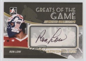 2010-11 ITG Between the Pipes GoalieGraphs Ron Low #A-RLO Auto