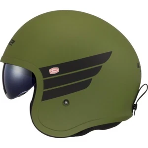 CASCO VINTAGE JET LS2 SPITFIRE RETRO MATT TAGLIA S OMOLOGAZIONE ECE22.06 VISOR - Foto 1 di 1