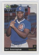 1991 Classic Best Peoria Chiefs Earl Cunningham #8