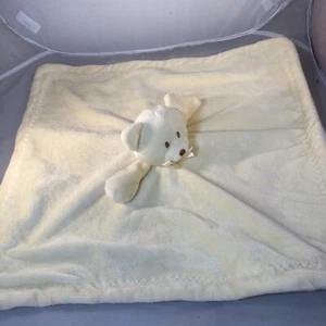 blankets & beyond yellow bear lovie lovey security blanket 18” - Picture 1 of 5
