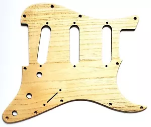 NEW PICKGUARD STRATOCASTER - fait main - bois Ailhantus - guitare STRAT #12 - Bild 1 von 4