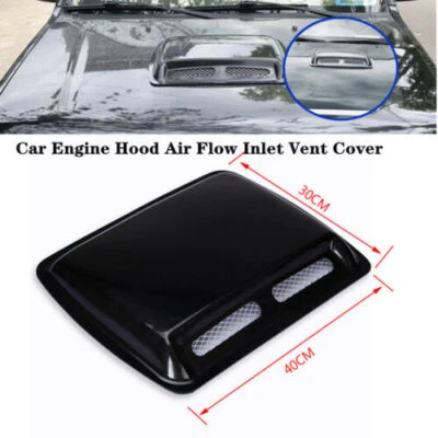 Large Universal Car Engine Hood Air Flow Inlet Vent Cool SUV Front Grille Cover - Image 1 of 4