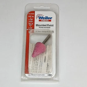 Weiler 36800 Grinding Cone Mounted Point 3/4" x 1-1/8" Aluminum Oxide - Picture 1 of 2