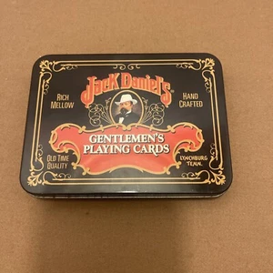 Jack Daniels Gentlemans Carte da gioco Presentazione Stagno con 2 confezioni non aperte - Foto 1 di 5