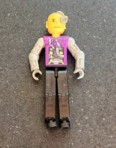 Vintage Lego Technic Sam Cyborg Minifig Purple Gray Black - Picture 1 of 5