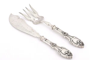 Besteck Vorleger  Silber 800 Fisch Portugal verziert 307gr.  205 - Bild 1 von 7