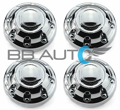 NEW CHROME 16" ALLOY WHEEL HUB CENTER CAPS SET OF 4 FOR 2000-2002 DODGE RAM 2500 - Image 1 of 4