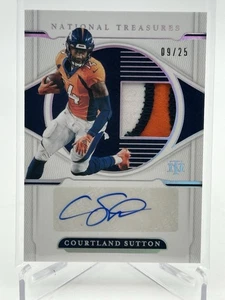 2021 National Treasures - Courtland Sutton -  HOLO Patch Auto SSP #/25 - #MS-CS - Picture 1 of 2