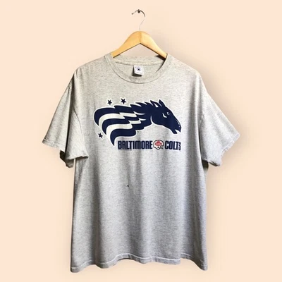 Camiseta De Colección 1994 Baltimore Colts CFL Licencia Delta Puntada Única Para Hombres XL Foto 1 de 4