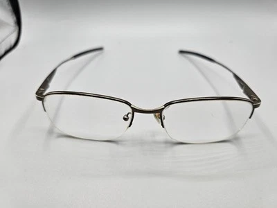 Oakley Wingfold 0.5 OX5101-0255 Brushed Chrome Half Rim Eyeglasses FRAMES ONLY - Image 1 of 4