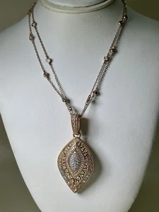 Judith Ripka Sterlingsilber Anhänger & Kette & CZ, 24" - Bild 1 von 6