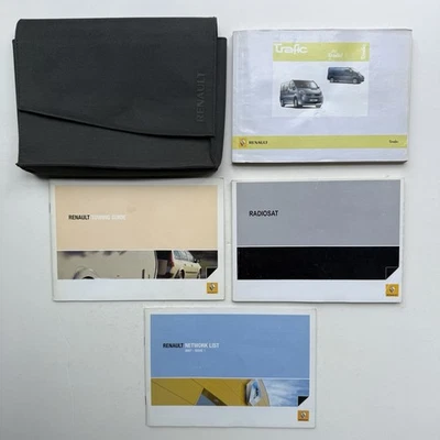 RENAULT TRAFIC OWNERS MANUAL HANDBOOK 2007 PRINT - WALLET PACK 2007 - 2014 - Image 1 of 4