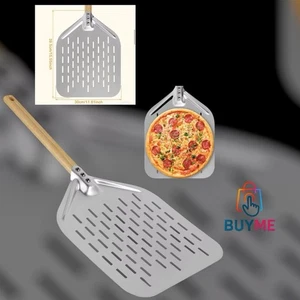 Professional Steel Wooden Handle Pizza Shovel For Wood and Home Ovens - Picture 1 of 3