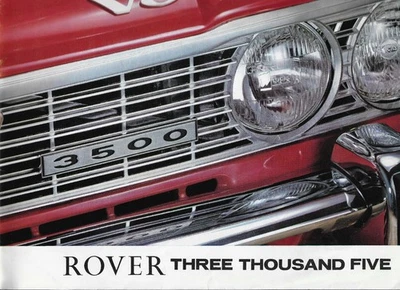 1968 Rover Three Thousand Five (3500, P6) car brochure - Image 1 of 4