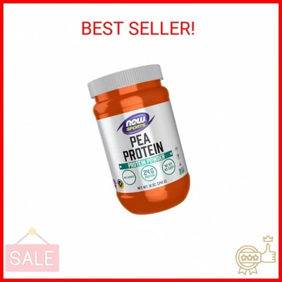 NOW Foods Sports Nutrition, Pea Protein 24 g, Easily Digested, Unflavored Powder - Image 1 of 2