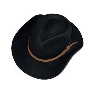 Peter Grimm Sombrero Vaquero Negro Ajustable Lana - Imagen 1 de 10