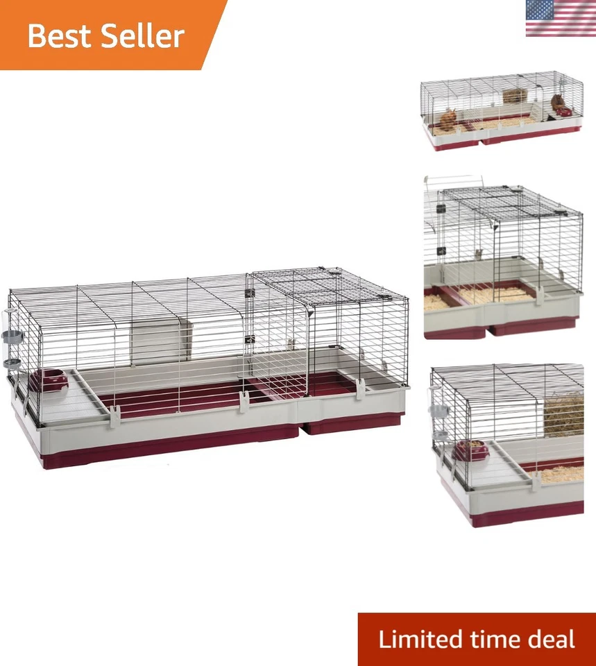 Rabbit Cage Starter Kit - Extra-Large with Wire Extension & Accessories - Image 1 of 4