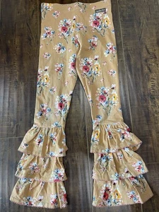 Matilda Jane Discovery Bennys Leggings Size 10 Floral - Picture 1 of 5